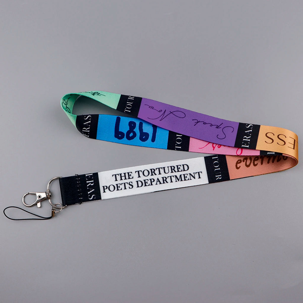 Taylor Swift Lanyards for Keys Neck Strap ID Card Gym Cell Phone Straps USB Badge Holder DIY Hang Rope Keychain Accessories