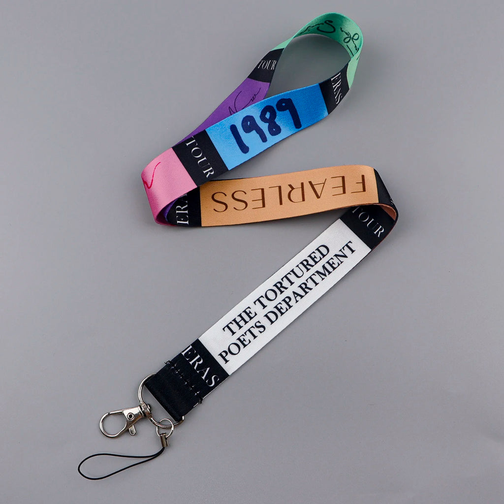 Taylor Swift Lanyards for Keys Neck Strap ID Card Gym Cell Phone Straps USB Badge Holder DIY Hang Rope Keychain Accessories