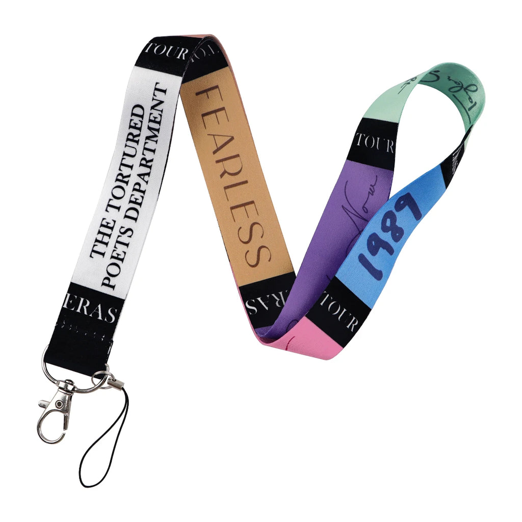 Taylor Swift Lanyards for Keys Neck Strap ID Card Gym Cell Phone Straps USB Badge Holder DIY Hang Rope Keychain Accessories